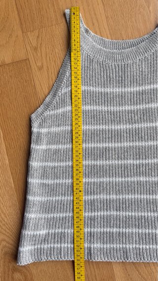 Top Bambola gris, talla única, nuevo con etiqueta