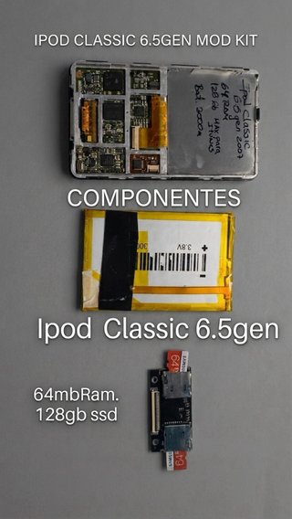 iPod Classic Video 6.5 Gen 128 GB Custom REBAJA!