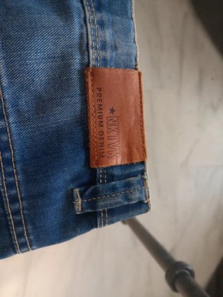 Pantalón corto vaquero azul