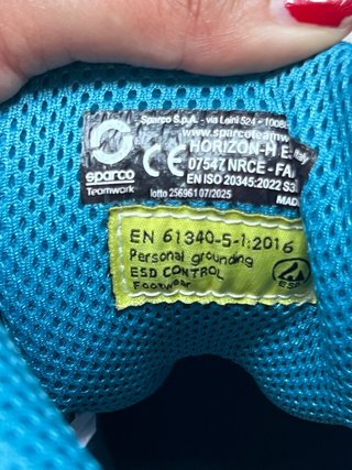 Zapatillas Sparco Horizon-H Fargo-DB Negras/Turque