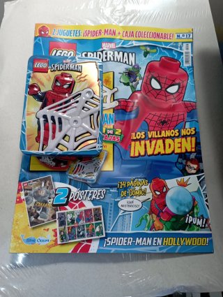 Revista Lego Spiderman + Juguetes + Cómic