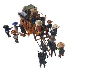 Playmobil DILIGENCIA WESTERN con figuras