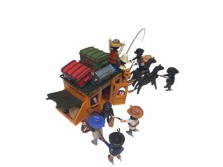 Playmobil DILIGENCIA WESTERN con figuras
