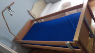 Cama articulada nueva madera y metal