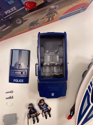 Playmobil City Action 5187 Lancha y coche Policía