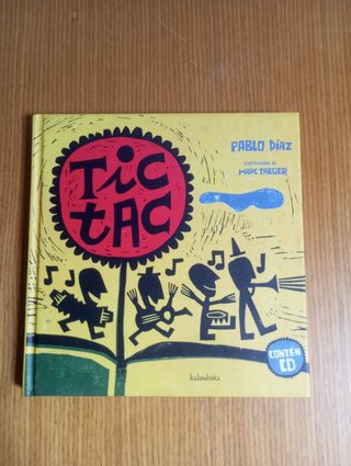 Libro infantil Tictac con CD
