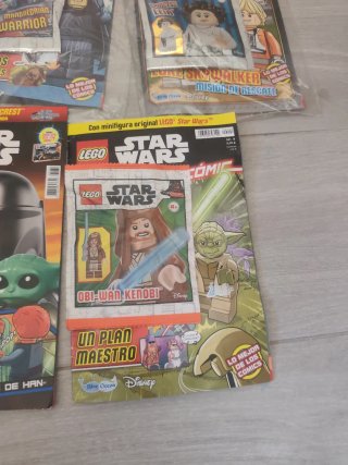 Lote 5 Revistas LEGO Star Wars con Figuras