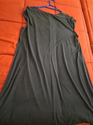 Vestido estampado azul marino