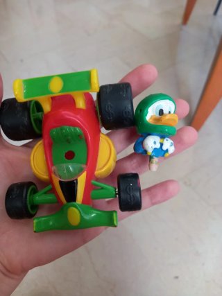 Macchinina da corsa con Paperon Depaperoni