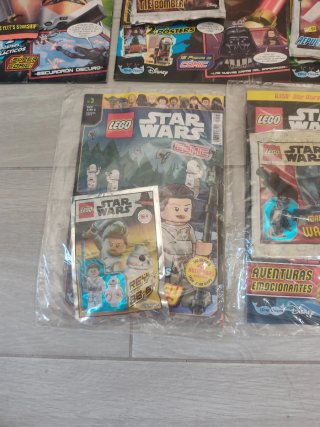 Lote 5 Revistas LEGO Star Wars