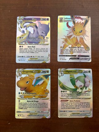 Carte Pokémon VASTRO Mewtwo, Jolteon, Dragonite, L