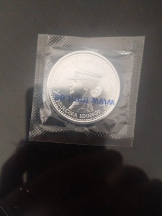 Moneda Plata Avión 60€