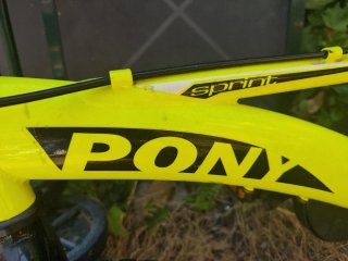Bicicleta infantil PONY color amarillo