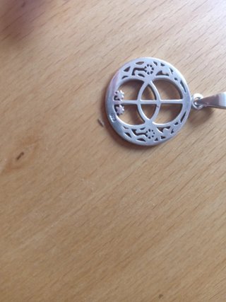 Colgante Plata Ley "Vesica Piscis"