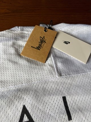 Camiseta Stüssy x Nike Air Blanca