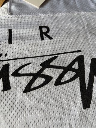 Camiseta Stüssy x Nike Air Blanca