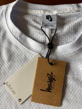 Camiseta Stüssy x Nike Air Blanca
