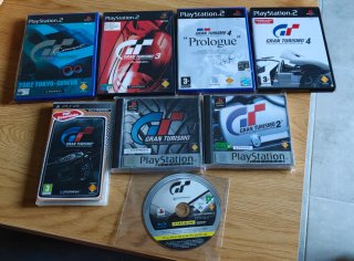 Conjunto di Giochi Gran Turismo PS1/PS2/PS3/PSP