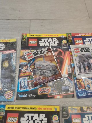 Lote 5 Revistas LEGO Star Wars