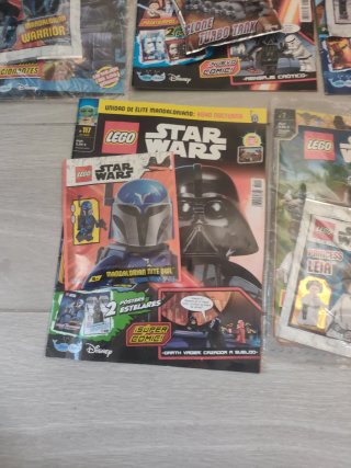 Lote 5 Revistas LEGO Star Wars