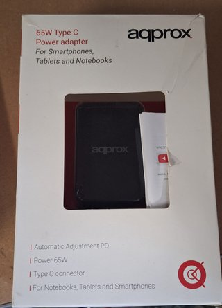 Cargador Aqprox 65W Tipo C