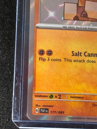 Naclstack 177/091 Shiny Paldean Fates NM