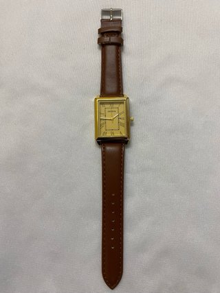 Orologio watch Geneva quarzo oro marrone
