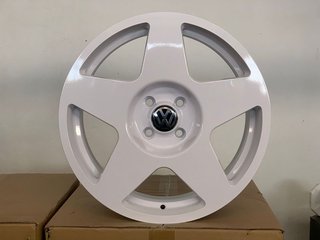 4 LLANTAS GODO TEN 7.5X17 4X100 et38 WHITTE 57.1