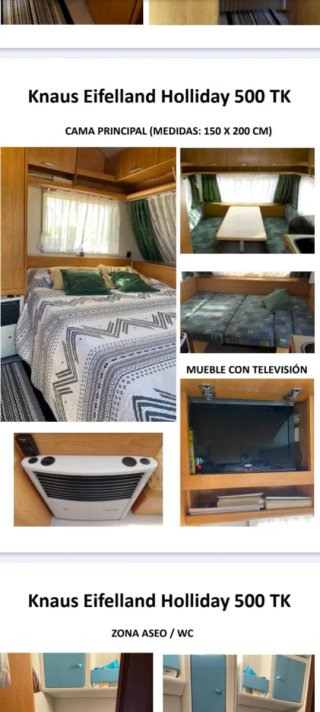 Caravana Knaus Eifelland Holiday.
