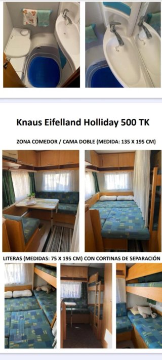 Caravana Knaus Eifelland Holiday.