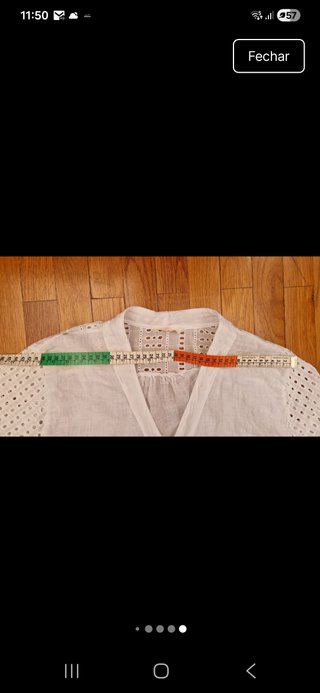 Vestido branco bordado verão