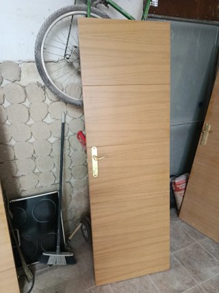 Puertas de madera con cristal