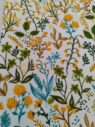 Tela Panamá Premiun 100% Algodón Estampado Flores