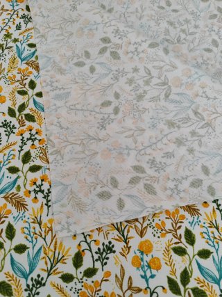 Tela Panamá Premiun 100% Algodón Estampado Flores