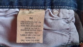 Pantalón vaquero Lee hombre azul