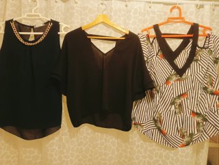 Lote 3 Blusas Talla Única