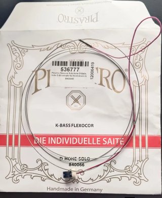 Cuerda Pirastro Flexocor Solo D Contrabajo