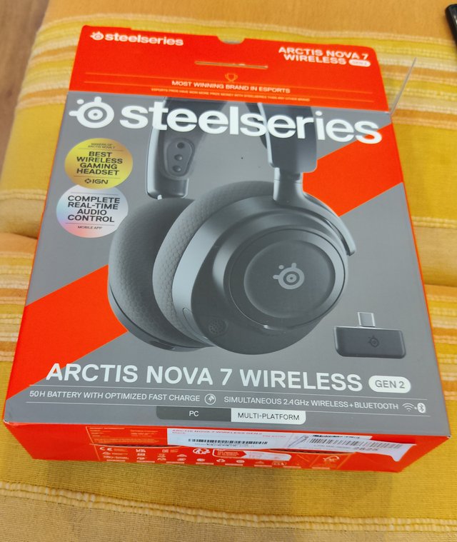 Auriculares gaming steelseries arctis nova 7 61730