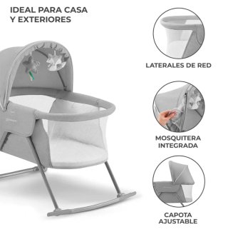 Cuna Kinderkraft Lovi Moisés + Bolsa
