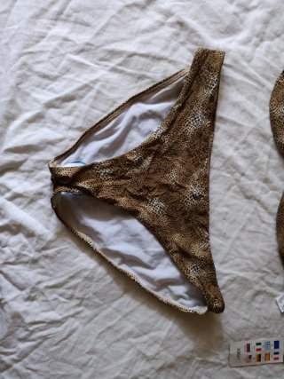 Bikini estampado animal print nuevo