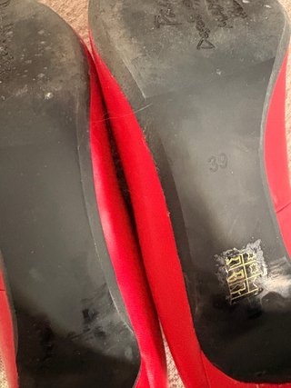 Zapatos de piel rojos Paco Herrero