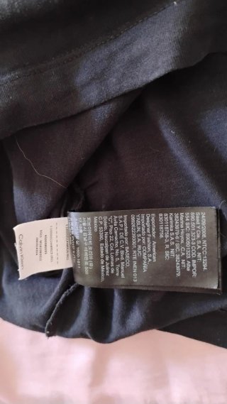 Camiseta Calvin Klein Jeans CK Hombre Negra Logo