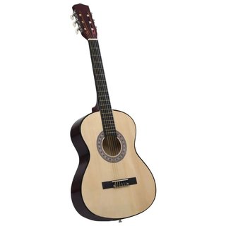 Chitarra Classica Acustica per Principianti Nera 4/4 39" in