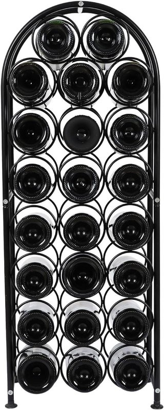 Botellero Vino Metallico Nero