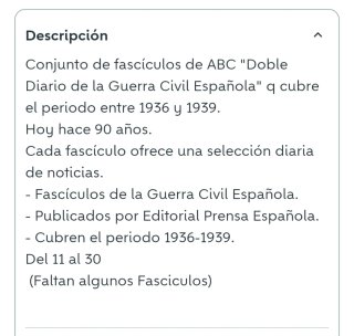 Doble Diario de la  Guerra Civil 1936-1939.