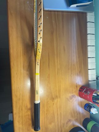 Raqueta tenis Frontón de madera - muy buen estado