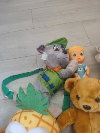 Lote 6 peluches variados