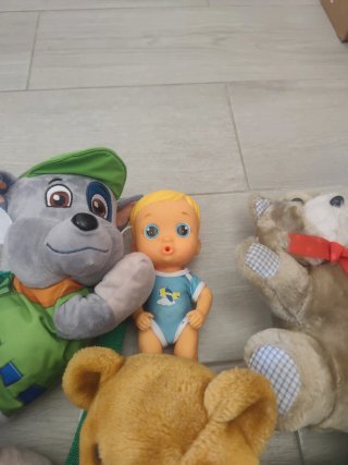 Lote 6 peluches variados