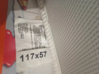 Colchon cuna muelles 117×57 Muy poco uso