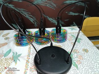 Lampadario soffitto vetro e plastica